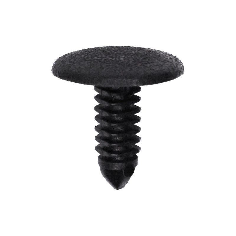 4.5mmx14mm Black Nylon Single Head Splash Shield Christmas Tree Retainer, 15mm Head