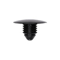 7/16"x9/16" Black Nylon Single Head Trunk Trim Panel Christmas Tree Retainer, 1" Head
