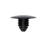 7/16"x9/16" Black Nylon Single Head Trunk Trim Panel Christmas Tree Retainer, 1" Head