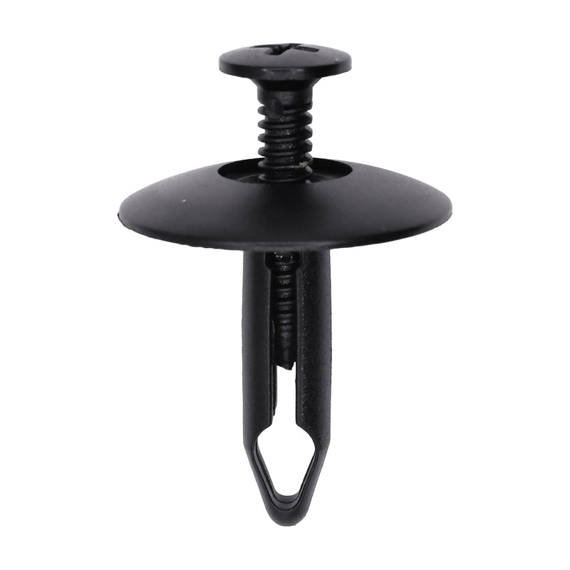 1/4"x1" Black Screw-Type Radiator Support Retainer with Closed End, 1" Head