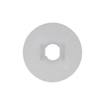M5.5x11mm White Nylon Front Bumper Nut, 16mm Head