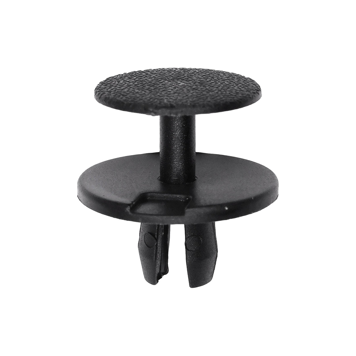 7mm Black Push-Type Hood And Trunk Insulation Retainer with Open End, 20mm Head