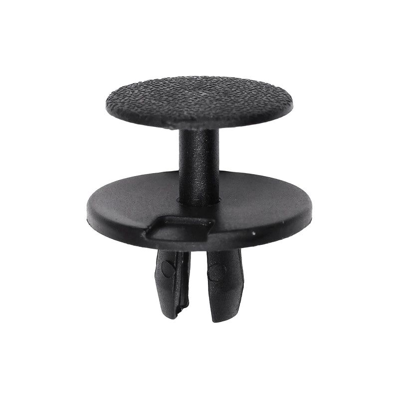 7mm Black Push-Type Hood And Trunk Insulation Retainer with Open End, 20mm Head