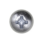 #10x1/2" Phillips Round Head Tapping Screw, Type A/AB, 11/32" Washer, Zinc