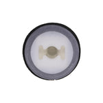 #8 White Nylon Trim Panel Screw Grommet, 8mm Square Hole, 15mm Head