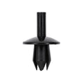 1/4"x7/16" Black Push-Type Grille To Headlight Bracket Retainer with Open End, 5/8" Head