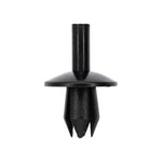 1/4"x7/16" Black Push-Type Grille To Headlight Bracket Retainer with Open End, 5/8" Head