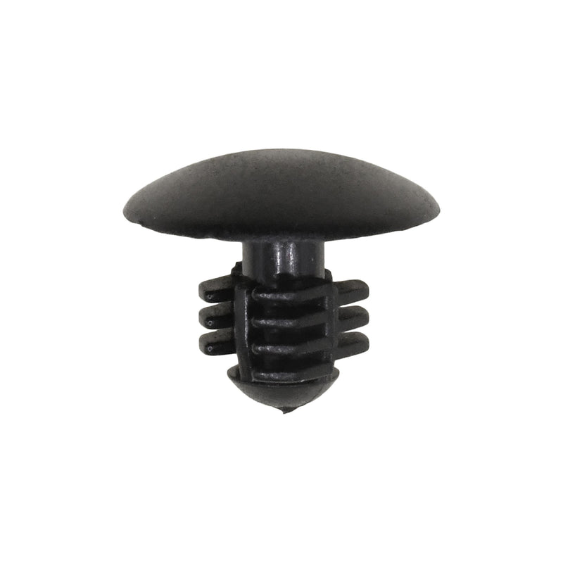 7mmx9mm Black Nylon Single Head Front End Fascia Christmas Tree Retainer (Replaces ), 14mm Head