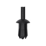 8mmx14mm Black Push-Type Retainer with Open End, 13mm Head