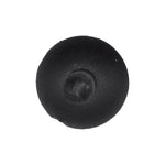 8mmx14mm Black Push-Type Retainer with Open End, 13mm Head