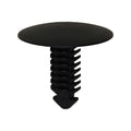 5/16"x13/16" Black Nylon Single Head Door Frame Spacer Christmas Tree Retainer, 1" Head