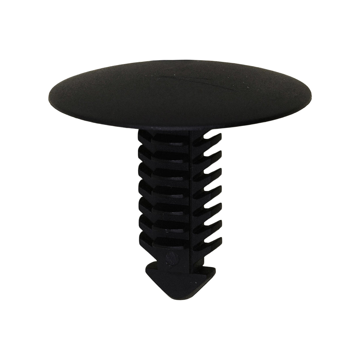 5/16"x13/16" Black Nylon Single Head Door Frame Spacer Christmas Tree Retainer, 1" Head