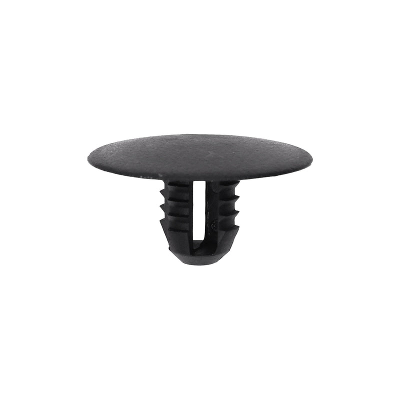 9mmx12mm Black Nylon Single Head Hood Insulation Christmas Tree Retainer, 25mm Head