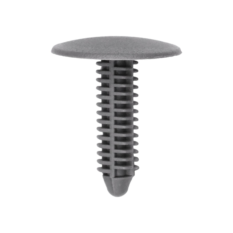 1/4"x5/16"x1-1/8" Gray Nylon Single Head Headliner Christmas Tree Retainer, 1" Head