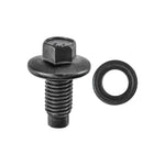 M12-1.75x25mm Oil Drain Plug with Gasket Hex, Plain