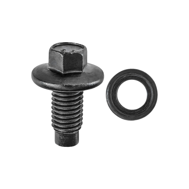 M12-1.75x25mm Oil Drain Plug with Gasket Hex, Plain