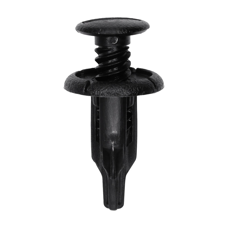 8mmx21mm Black Screw-Type Rear Panel Assembly Retainer with Closed End, 16mm Head