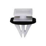 7/16"x9/16" White Nylon Rocker Panel Molding Clip, 1/2"x9/16" Top Head Size