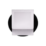 7/16"x9/16" White Nylon Rocker Panel Molding Clip, 1/2"x9/16" Top Head Size
