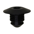 13mmx15mm Black Nylon Single Head Bumper Fascia Christmas Tree Retainer, 25mm Head
