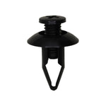 8mmx18mm Black Screw-Type Retainer with Closed End, 18mm Head