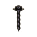 M4.2-1.41x25mm Torx Round Head SEMS Pan Tapping Screw, Type A/AB, 12mm Washer, Black Zinc