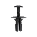 7mmx16mm Black Screw-Type Cowl Vent Retainer with Open End, 20mm Head