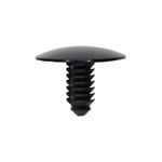 7/32"x15/32" Black Nylon Single Head Hood Insulation Christmas Tree Retainer, 3/4" Head
