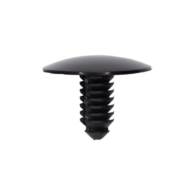 7/32"x15/32" Black Nylon Single Head Hood Insulation Christmas Tree Retainer, 3/4" Head