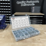 Inch Phillips Pan Head Machine Screws, Hex Nuts, Flat & Lock Washers - 1921 PCS
