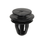 9.5mmx12mm Black Windshield Garnish Pillar Retainer, 14.5mm Head