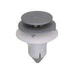 9mmx18mm Gray Nylon Triple Head Trim Panel Christmas Tree Retainer, 20mm Head