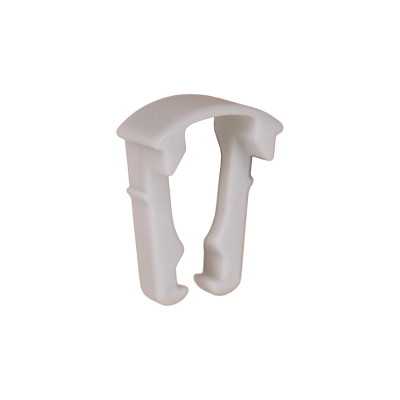5/16" White Nylon Fuel Line Retainer Clip For Fuel Line, Natural