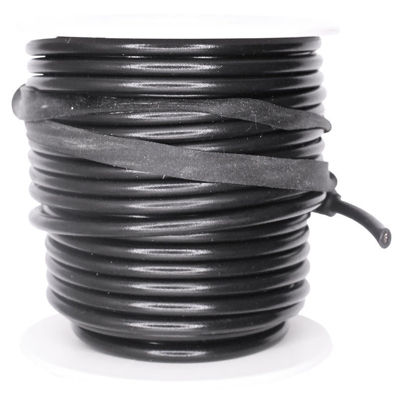 Black Primary Wire 18 Gauge Spool, .092" OD