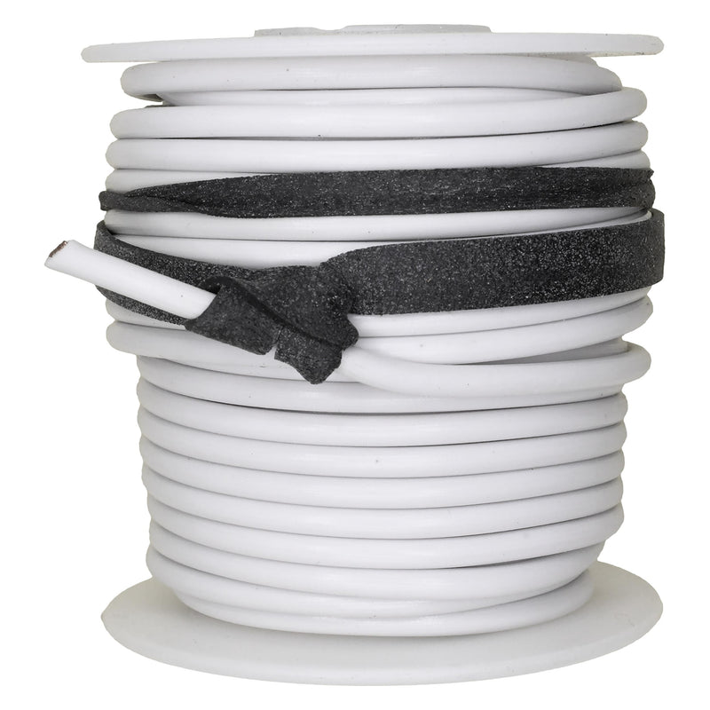 White Primary Wire 16 Gauge Spool, .104" OD