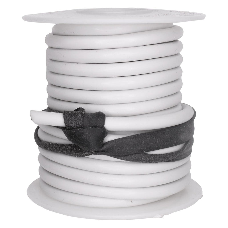 White Primary Wire 12 Gauge, .142" OD, PVC (SE/GPT Type)