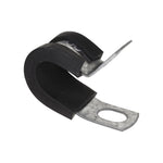 3/8" Steel Clamp with Neoprene Jacket, Zinc
