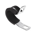5/8" Steel Clamp with Neoprene Jacket, Zinc