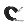 3/4" Steel Clamp with Neoprene Jacket, Zinc
