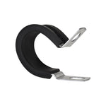 3/4" Steel Clamp with Neoprene Jacket, Zinc