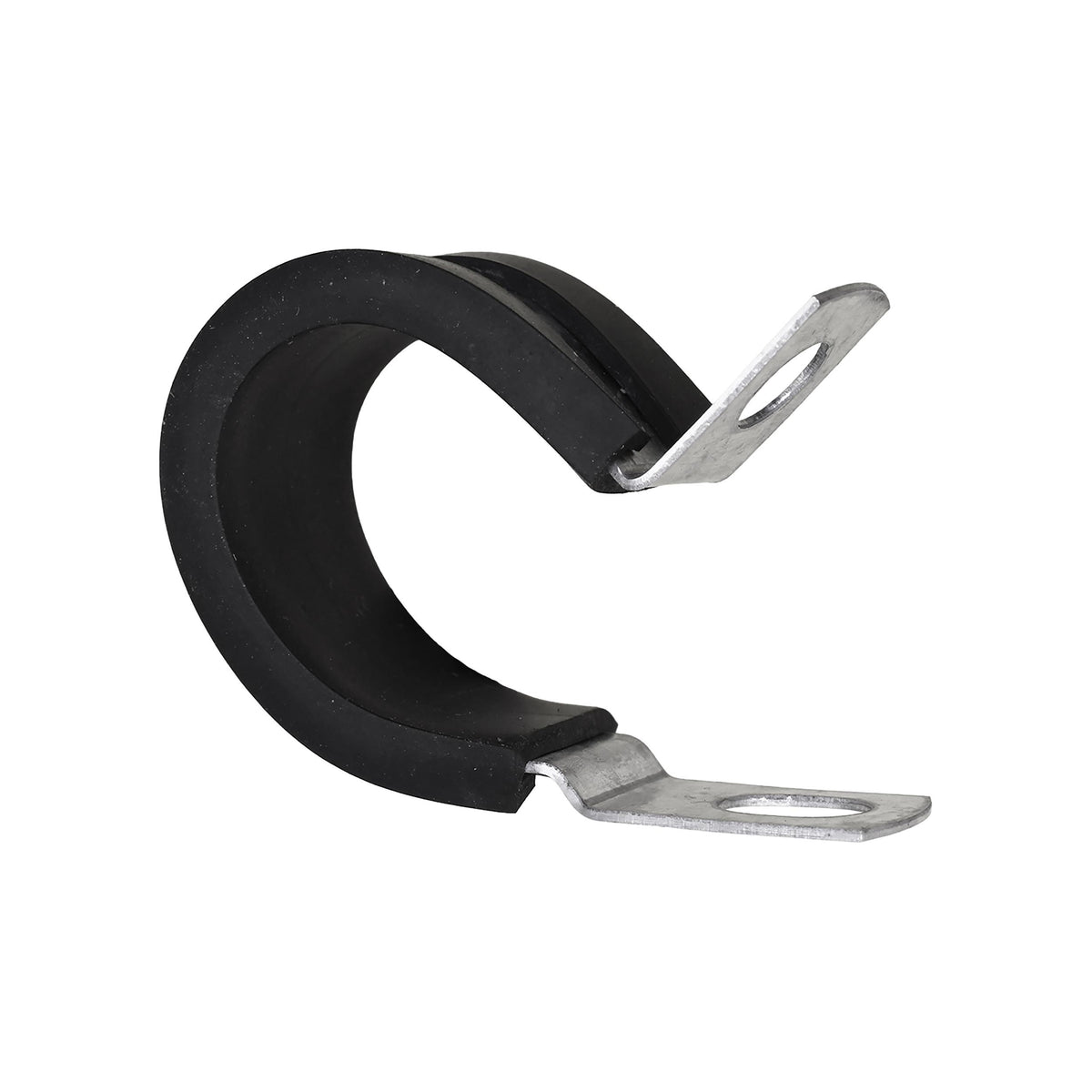 3/4" Steel Clamp with Neoprene Jacket, Zinc