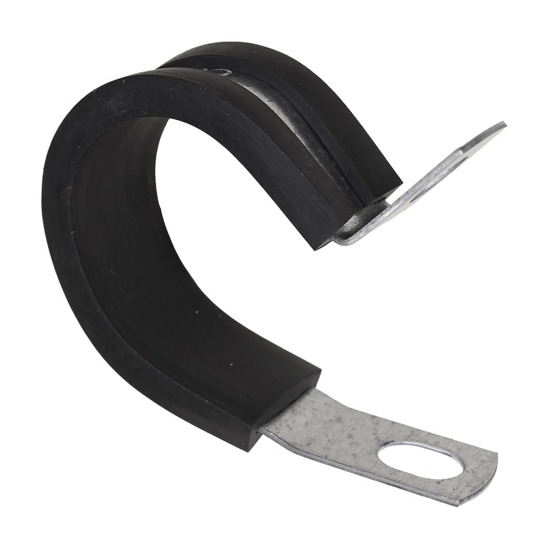 7/8" Steel Clamp with Neoprene Jacket, Zinc