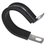1-1/4" Steel Clamp with Neoprene Jacket, Zinc