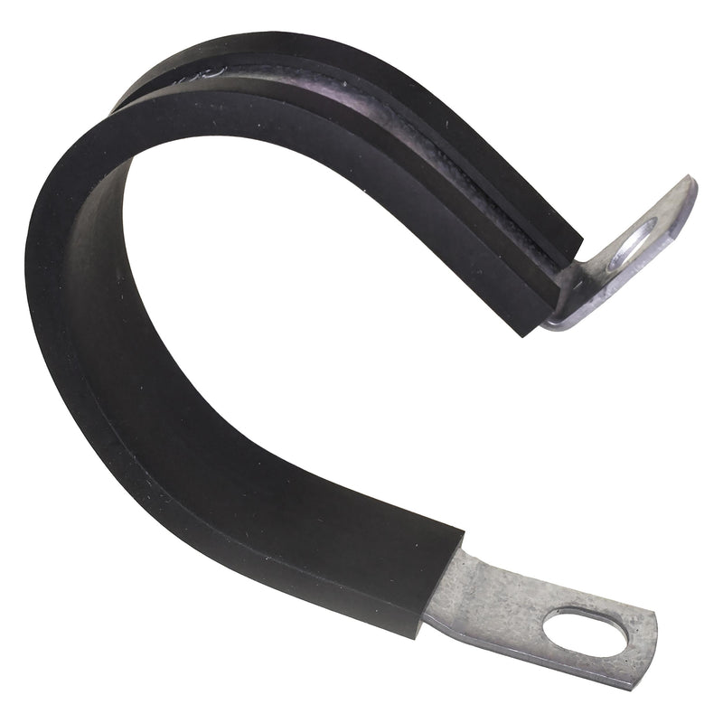 1-1/2" Steel Clamp with Neoprene Jacket, Zinc