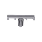 6.3mm Gray Nylon Wiring Harness Clip Head Size