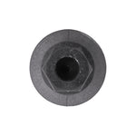 8mmx13mm Black Screw-Type Retainer with Open End, 20mm Head