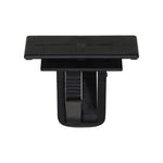 27/32" Black Nylon Bumper Fascia Retainer, 1/2"x1-3/16" Head