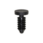 6mmx14mm Black Nylon Single Head Bumper Cover Christmas Tree Retainer, 9mm Head