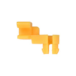 8.5mm Yellow Nylon Door Lock Clip Size (Left)