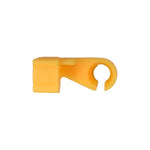 8.5mm Yellow Nylon Door Lock Clip Size (Left)